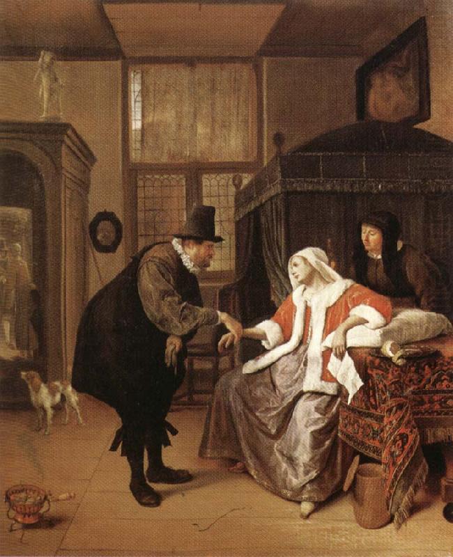 The Lovesick Woman, Jan Steen